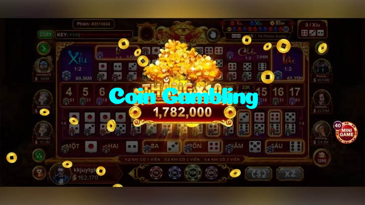 Coin Gambling casino presented on mobile device in Pakistan with slots and live games